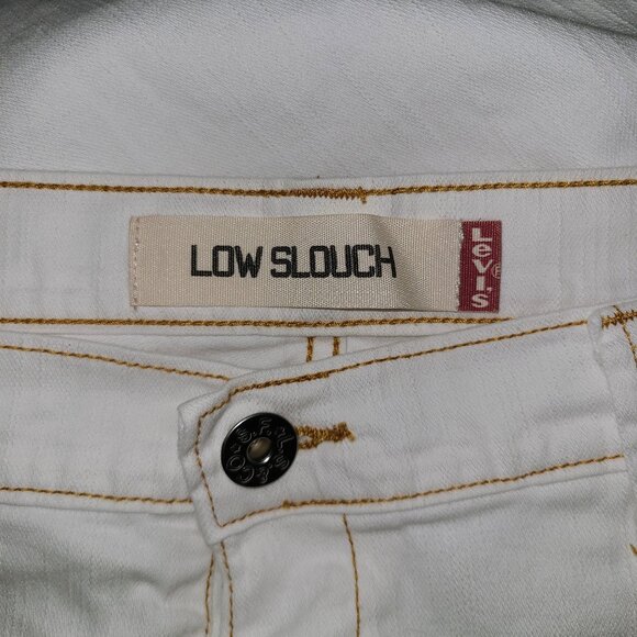 LEVI'S Low Slouch Denim Capri Jeans, Size 15 - Picture 3 of 4